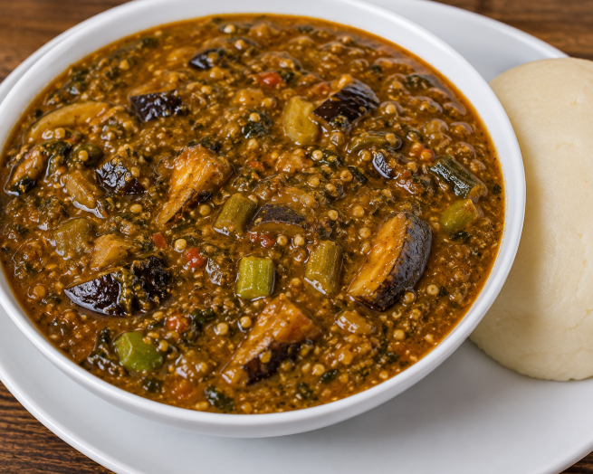 Sauce Gouagouassou Soup